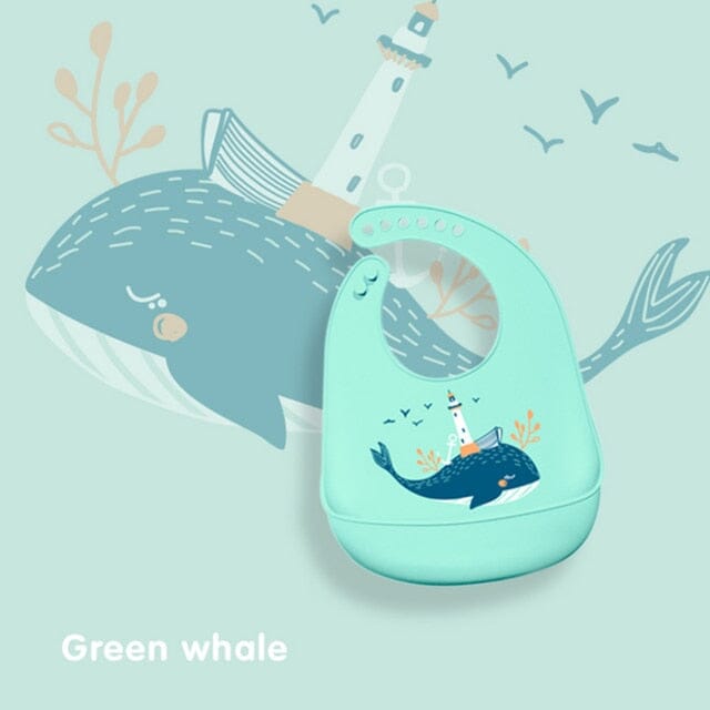 CleverBavoir™ - Wateproof silicone bavoir | Bébé - La bulle de Calinou
