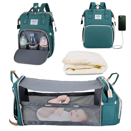 Sac à langer portatif | Berceau de voyage BabyNappy™ - La bulle de Calinou