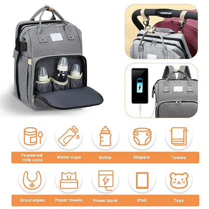 Sac à langer portatif | Berceau de voyage BabyNappy™ - La bulle de Calinou