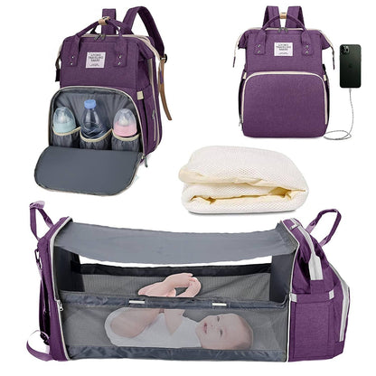 Sac à langer portatif | Berceau de voyage BabyNappy™ - La bulle de Calinou