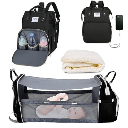 Sac à langer portatif | Berceau de voyage BabyNappy™ - La bulle de Calinou