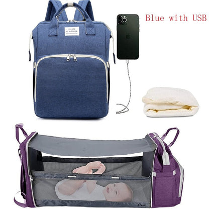 Sac à langer portatif | Berceau de voyage BabyNappy™ - La bulle de Calinou