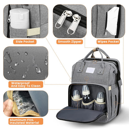 Sac à langer portatif | Berceau de voyage BabyNappy™ - La bulle de Calinou