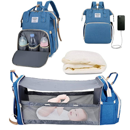 Sac à langer portatif | Berceau de voyage BabyNappy™ - La bulle de Calinou